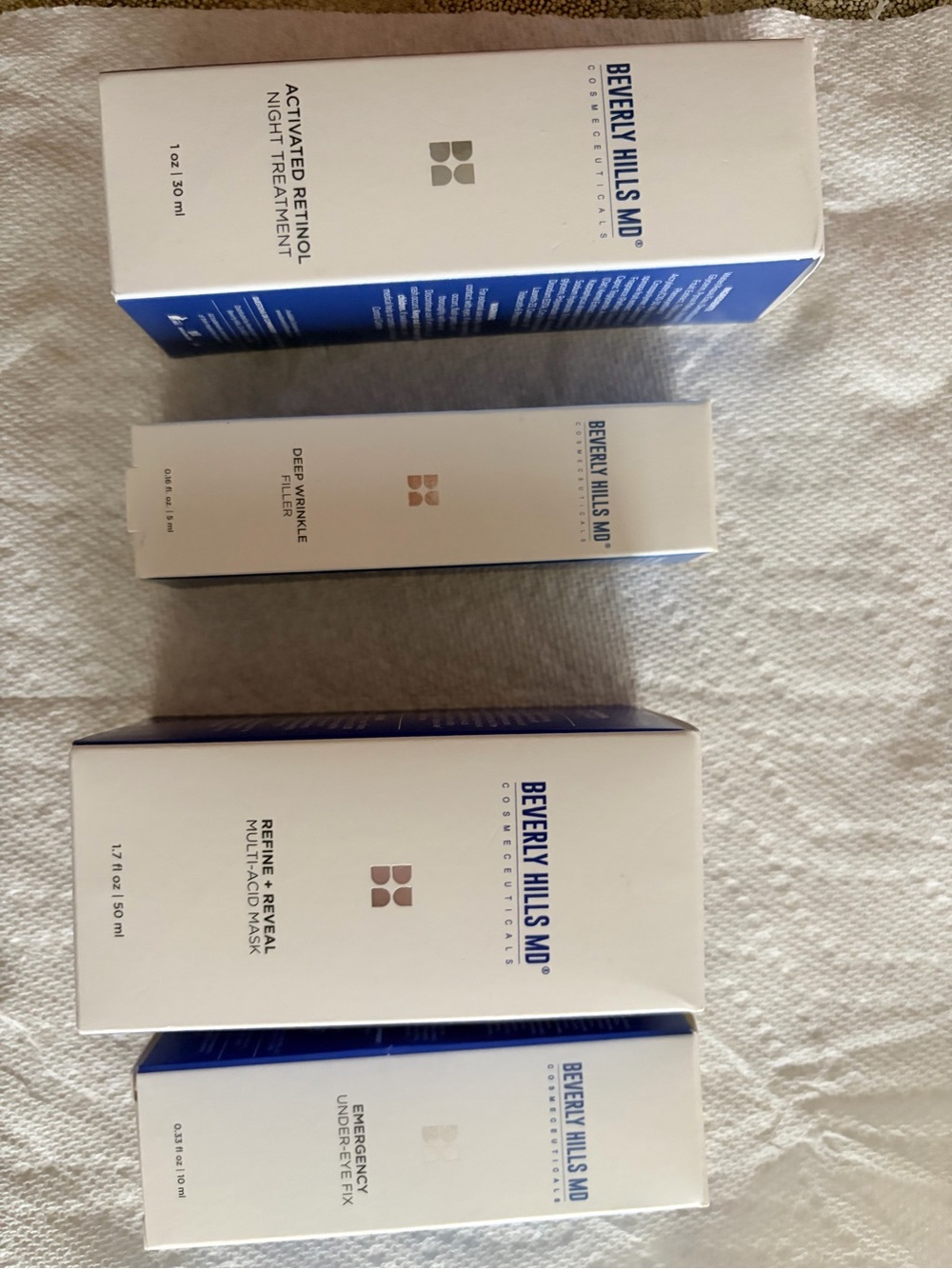 Beverly Hills MD Skincare Set of 4 unopened best sellers!